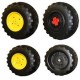 Set Ruota Anteriore e Posteriore 4Pz JD Gator HPX 12v - Peg Perego